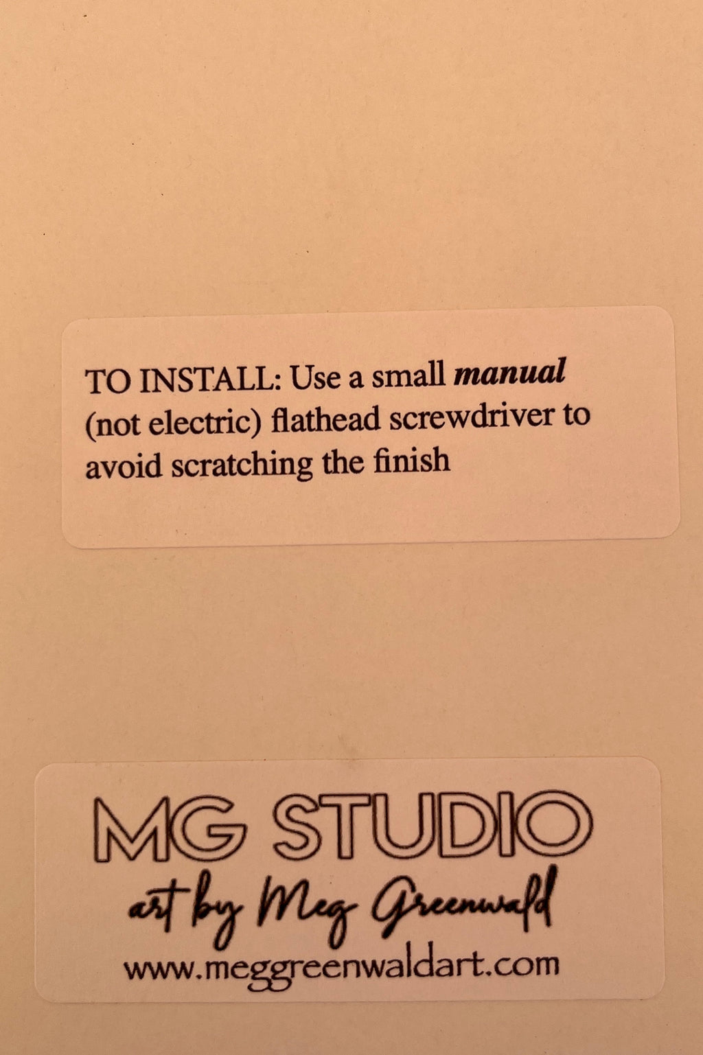 Hand Painted Double Light Switch Cover: Pink & Gold Paint Pour