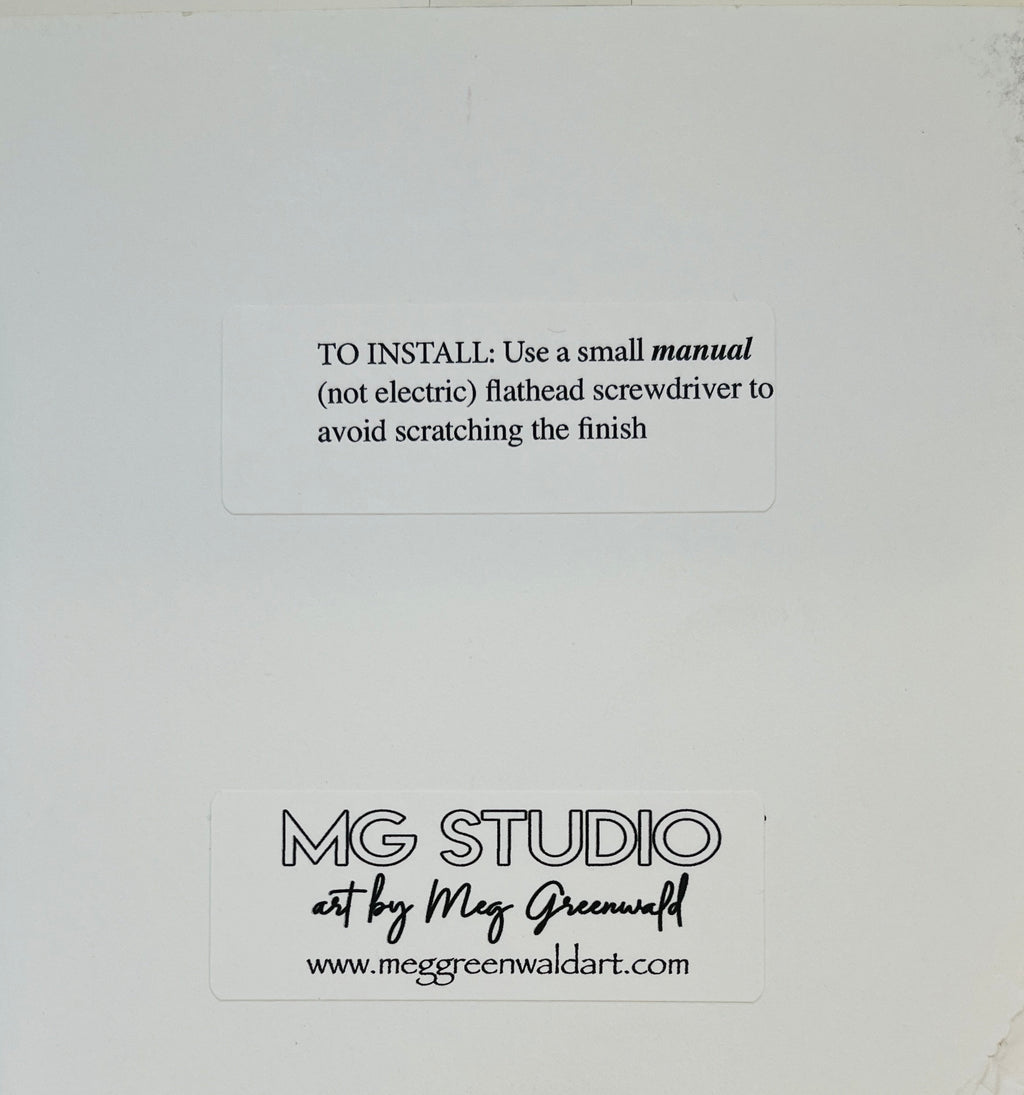 Hand-Painted Green Double Rocker Light Switch Cover