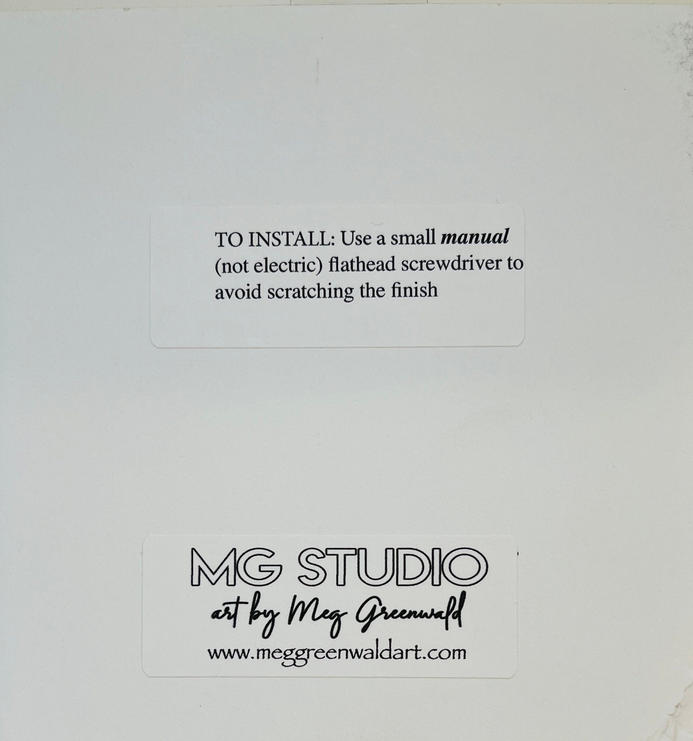 Hand-Painted Double Rocker Light Switch Cover: Light Blue Swirls