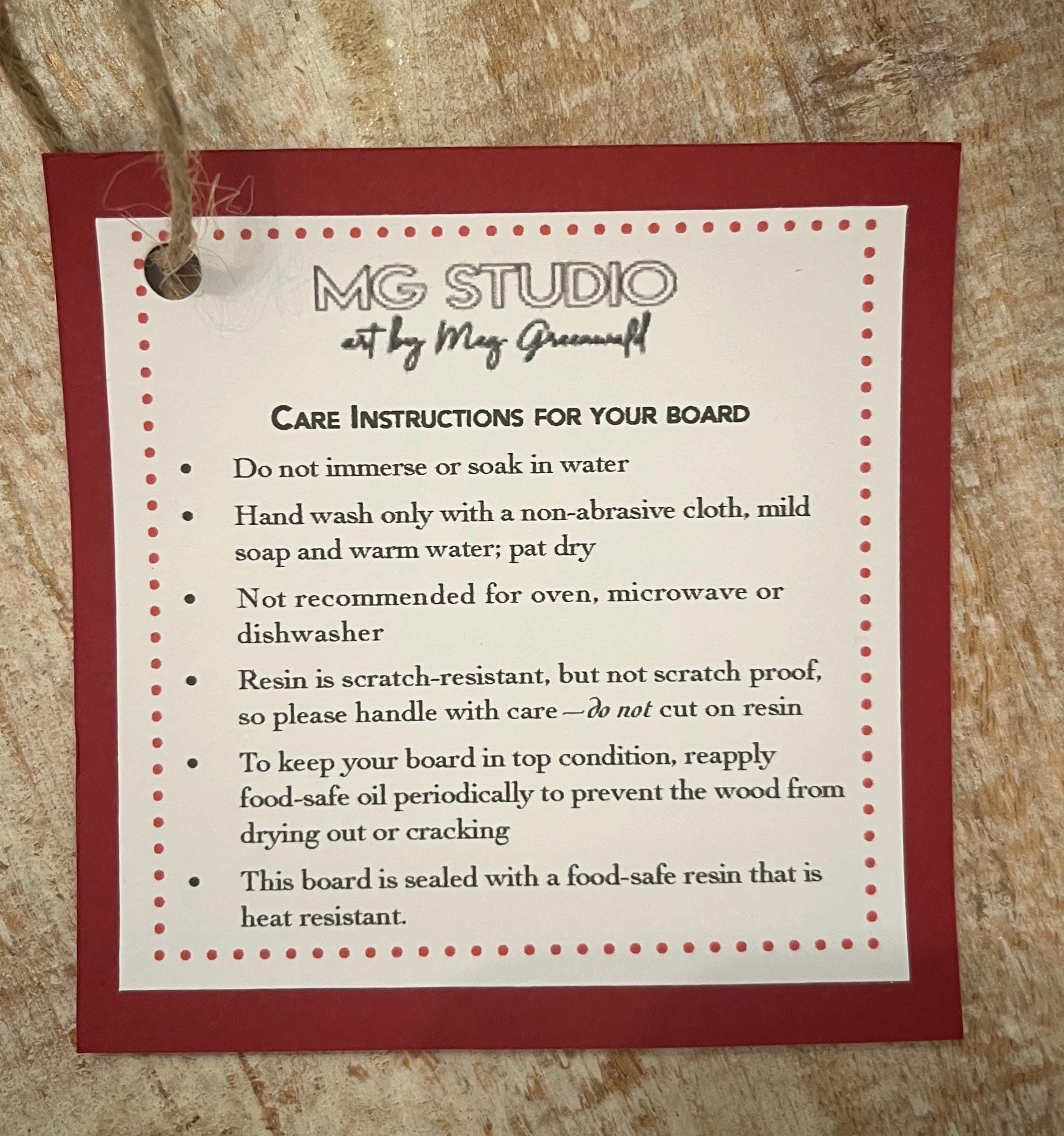 Hand-Painted Beach Wave Charcuterie Board: Acacia Wood Coastal Decor