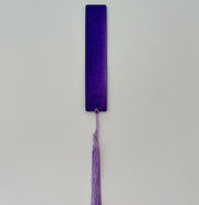 Glittery Resin Bookmark with Tassel: Colorful Book Lover Gift