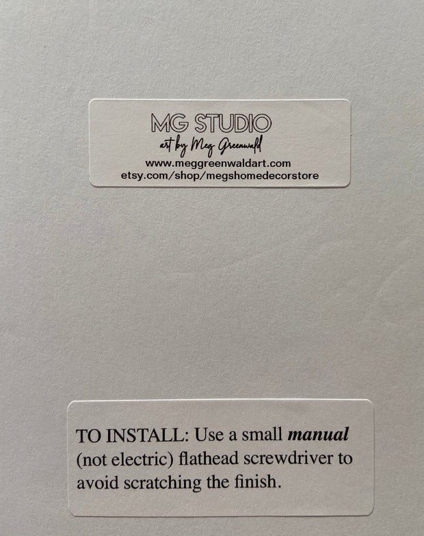 Hand-Painted Ocean Wave Light Switch Cover: Coastal Beach House Decor