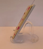 Hand Painted Single Toggle Light Switch Cover: Pink & Ivory Wall Decor