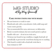 Olive Wood Cheese Board: Resin Art Serving Board (9.5" x 5.25")