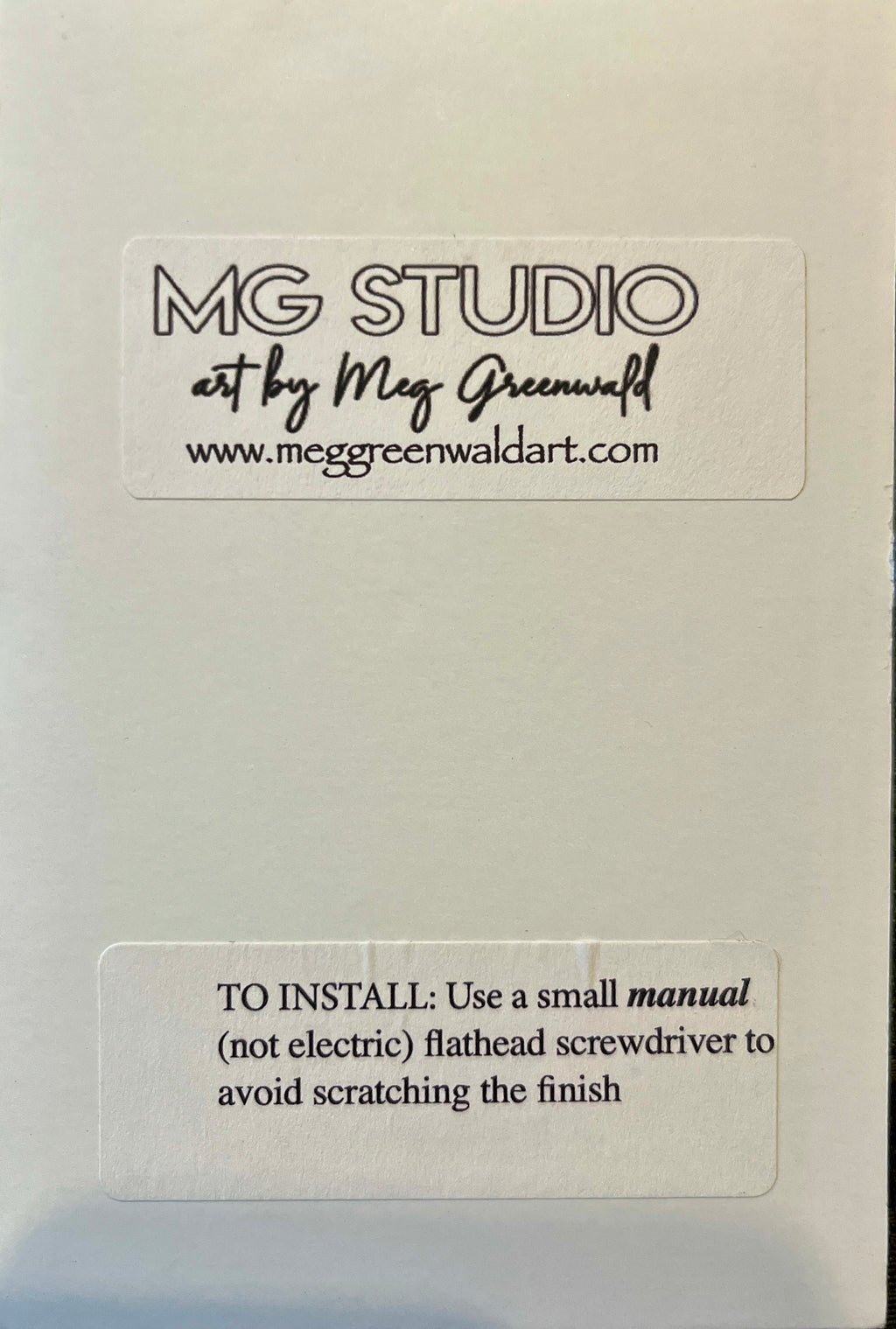 Hand Painted Rocker Light Switch Cover: Purple Teal Swirl Design