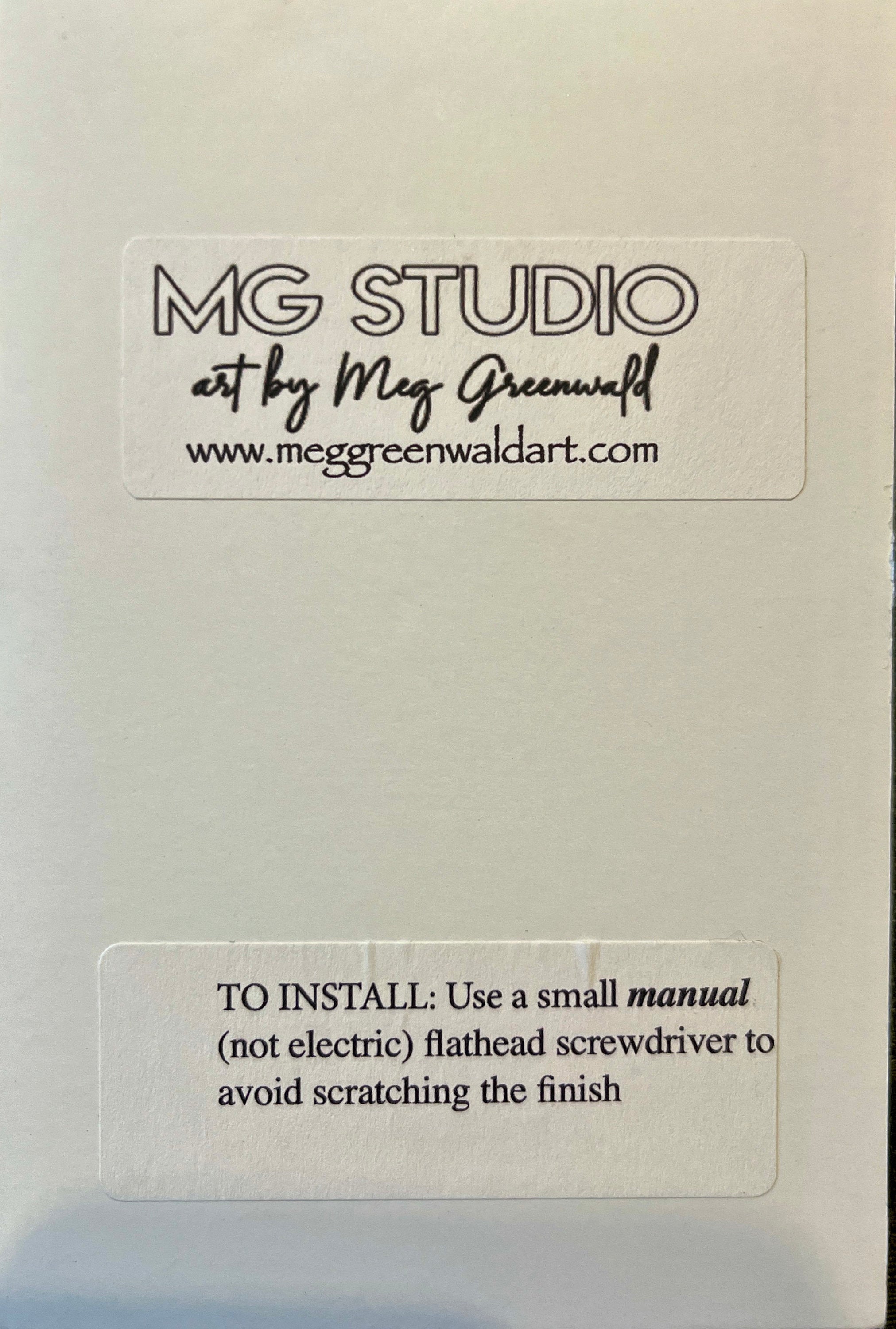 Hand Painted Rocker Light Switch Cover: Purple Teal Swirl Design